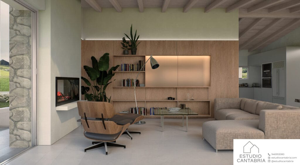 Render vivienda en Piélagos, Vivienda Sostenible. Cantabria.
